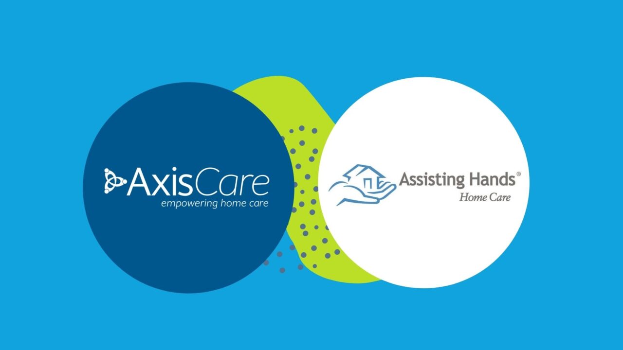 AxisCare and Assisting Hands Home Care logos