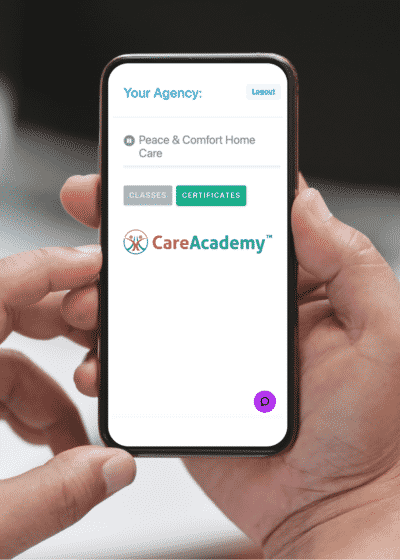 CareAcademy on app