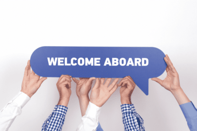 welcome aboard sign