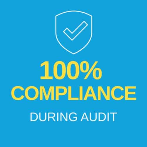 100% compliance