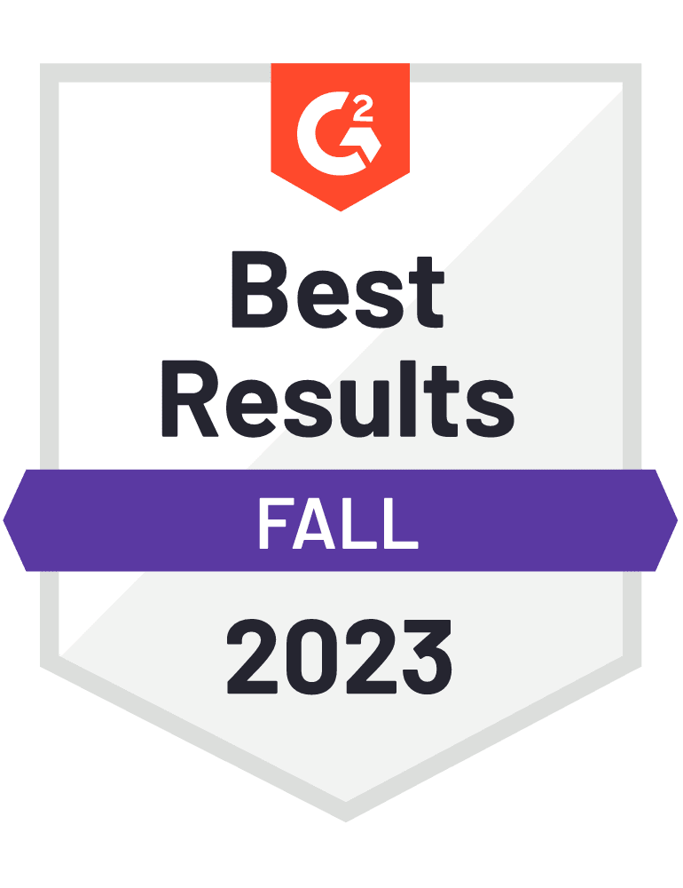 G2 Fall 2023 Best Results Badge