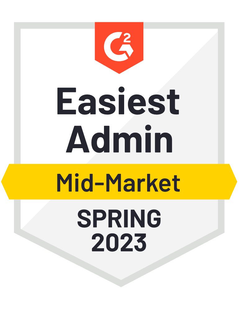 g2 award easiest admin spring 2023