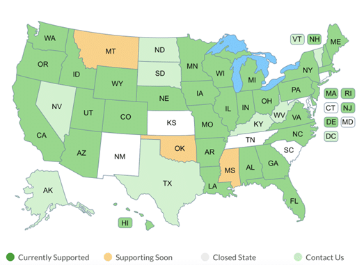 EVV Map