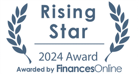 Rising Star - 2024 Award by FinancesOnline