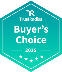 Trust Radius 2025 Buyers Choice Gradient Badge