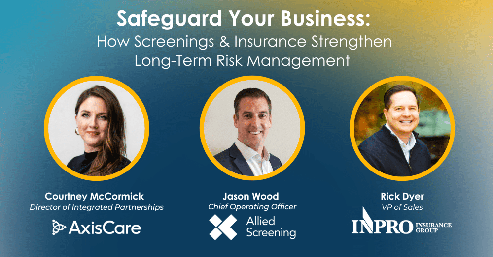 safeguard your business webinar with allied screening and inpro insurance