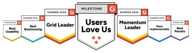 Summer 2025 G2 Badges