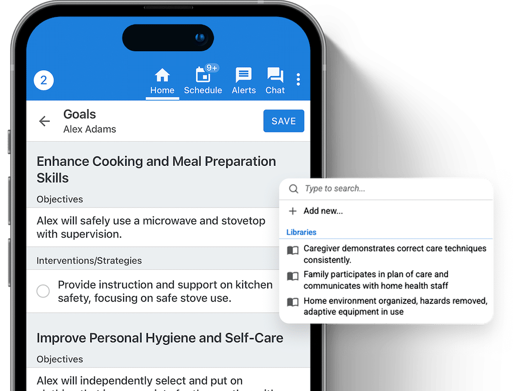 skilled care screenshot