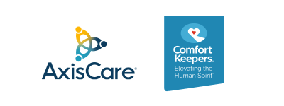 AxisCare Logo and Comfort Keepers Logo