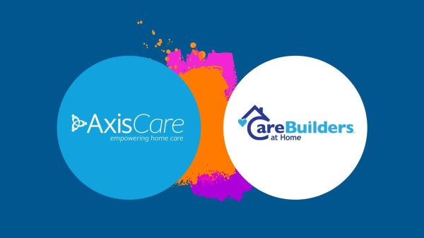 AxisCare and CareBuilders at Home logos